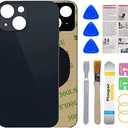 Phoupair OEM Rear Back Glass Replacement for iPhone 13 6.1 Inches with Professional Repair Tool Kit (Midnight/Black)