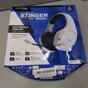 HyperX HHSS1C-KB-WT/G Cloud Stinger Core Wireless Gaming Headset, for PS4, PS5, PC, Lightweight, Durable Steel Sliders, Noise-Cancelling Microphone - White
