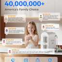 Waterdrop G2P600 Reverse Osmosis System, TDS Reduction, 7 Stage Water Filtration, NSF/ANSI 372 Certified, 600 GPD Tankless RO Water Filter System, Under Sink, 2:1 Pure to Drain