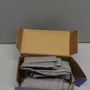 MIULEE Pack of 2 Decorative Outdoor Solid Waterproof Throw Pillow Covers Faux Linen Garden Farmhouse Cushion Cases for Patio Tent Balcony Couch Sofa 18x18 Inch Light Grey