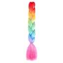 Synthetic Ombre 24inch Glitter Jumbo Braids Extensions Sparkle Rainbow Colored Braiding Hair For Women DIY Hairstyle(H72)