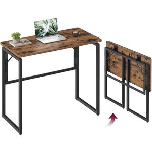 VASAGLE Folding Desk, Small Computer Desk, Foldable Table 31.5 Inch
