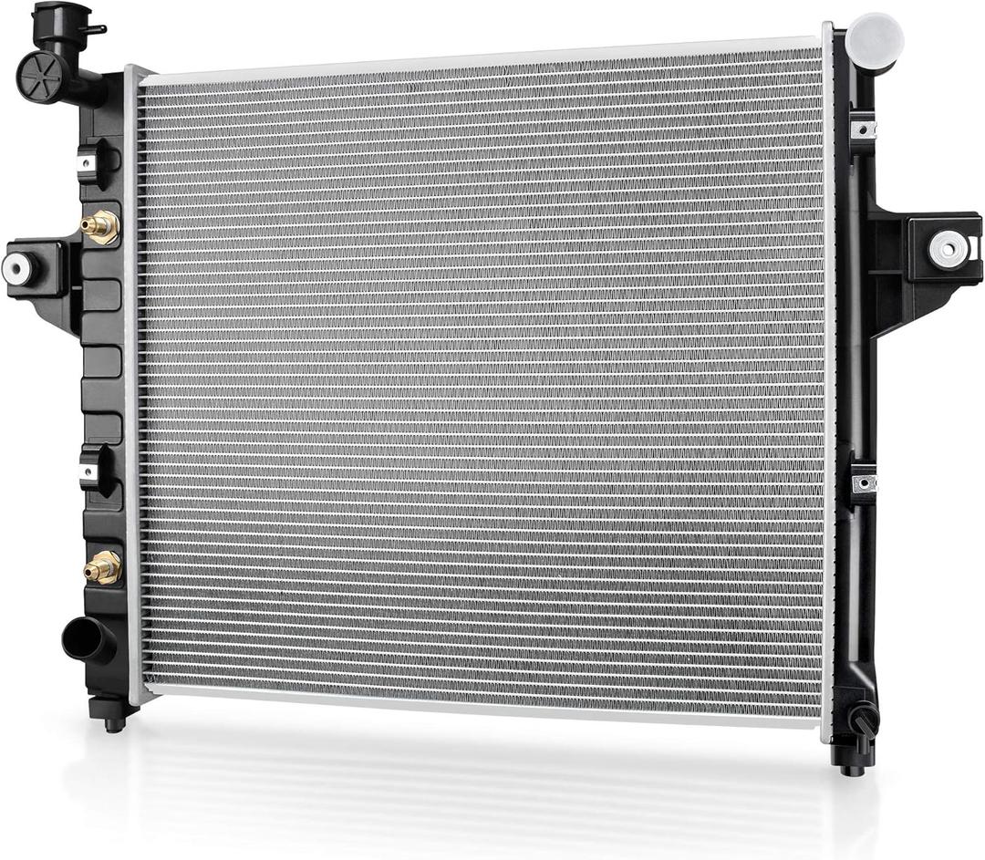DWVO Radiator Complete Radiator Compatible with 1999-2004 Jeep Grand Cherokee 6Cyl 4.0L L6 DWRD1006