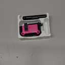 RFUNGUANGO Compatible AirPods Pro 2nd Generation Case with Phone Holder and Compatible Back Magnetic Suction Function, Suitable for AirPods Pro 2 Case, Black + Rose Red