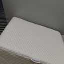 Wedge Pillow for Sleep Apnea, 12 Inch Adjustable Height Bed Wedge Pillow for Headboard, Gerd, Acid Reflux Relief, Snoring, and Post Surgery Recovery. Bed Pillow for Sitting Up in Bed