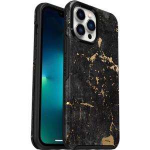 OtterBox iPhone 13 Pro Max & iPhone 12 Pro Max Symmetry Series Case - Enigma (Black/Enigma Graphic), Ultra-Sleek, Wireless Charging Compatible, Raised Edges Protect Camera & Screen