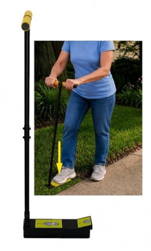 GEARBOX TOOLS Garden Edger, Edger Lawn Tool, Manual Lawn Edger Tool, Heavy Duty Steel Garden Edger, Edging Tool for Landscaping, Full 12-Inch Cut, Alternative to Half Moon Edger, Lawn Edger