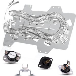 VNAPARTS DVE41A3000W/ A3 DVE45T3200W/ A3 DVE45T3400P/ A3 Dryer Heating Element Kit For Samsung DVE45T3400V/ A3 DVE45T3400W/ A3 DVE45T6000W/ A3 DVE45R6100C/ A3 DVE45R6100W/ A3 DVE45R6100P/ A3