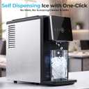 Antarctic Star Nugget Ice Maker Countertop with Self-Dispensing, 33lbs/24H