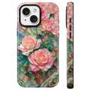 Lumen for iPhone 13 / iPhone 14 Case, Compatible with Magsafe, Rose Floral
