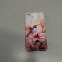 Compatible with Samsung Galaxy S24 FE Case,Glossy Case All-Round Protection Shockproof Anti-Scratches TPU Cover,Cases for Man Woman-Blooming Pink Rose Bird