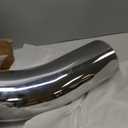 Universal 5" to 6" Exhaust Elbow Pipe with Steel Clamp - Silver Chrome or Black Painted for Car, Truck & Diesel