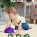 TINYHARBO Premium Foam Baby Play Mat 50" x 50" with Removable Cover, Extra Thick Padding Playpen Mat, Non-Slip Floor Mat, Stylish & Easy to Clean for Crawling Baby, Infants & Toddlers, Beige