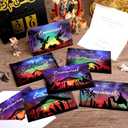 48 Set Religious Nativity Christmas Card Scripture Emmanuel Christian Jesus Greeting Cards with Envelope Bulk Scriptures Bible Verses Nativity Scene for Xmas Blessings Party Winter New Year
