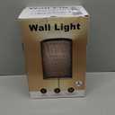 AVV Wall Sconces Set of Two, Wall Lamp Plug in with On/Off Switch, 2700K 4000K 5000K Selectable, Wall Lights for Bedroom, Living Room, Wall Decor for Bedroom, Fabric Linen Lamp Shades