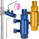 2PCS Stripped Screw Extractor Set For Damaged Faucet Screw Remover, Broken Pipe Thread Extractor Tool, Valve Thread Bolt Extractor for 3/8" 3/4" 1/2" 1" Damaged Faucet Water Pipes (Blue and Gold)