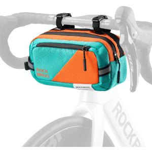 ROCKBROS Bike Handlebar Bag Large Capacity Bicycle Handle Bar Bag Quick Release Bike Front Bag Bike bag with Shoulder Strap Cycling Accessories for Men Women ROCKBROS Bike Handlebar Bag Large Capacity Bicycle Handle Bar Bag Quick Release Bike Front Bag Bike bag with Shoulder Strap Cycling Accessories for Men Women
