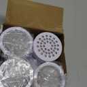 Laicky 4 Pack 20 Stage Shower Filter Universal Replacement Cartridge Hard Water Purifier Removes Chlorine, Heavy Metals, Iron, Other Sediments, Water Softener with High Output