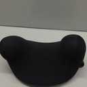 U-Shaped Car Headrest Pillow for Sleeping, 100% Memory Foam Car Pillow with Breathable Removable Cover, Ergonomic Design - Ideal Car Companion for Naps & Neck Pain Relief (Black, 1PC)