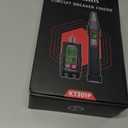 KAIWEETS Circuit Breaker Finder with LCD Display, GFCI Outlet Tester, Electrical Circuit Tracer Tool with NCV Test & Flashlight, Includes Carrying Case and Adapters- KT301P