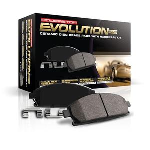 Power Stop 17-945, Z17 Front Ceramic Brake Pads with Hardware For Jeep Grand Cherokee 1999-2004  Power Stop 17-945, Z17 Front Ceramic Brake Pads with Hardware For Jeep Grand Cherokee 1999-2004
