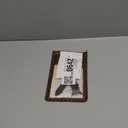 Wearlizer Leather Bands Compatible with Samsung Galaxy Watch 8 Band 40mm 44mm/Watch 8 Classic 46mm, Dressy Designer Slim Leather Strap Wristband Accessories with D-Shape Metal Buckle for Women (Black/Black)