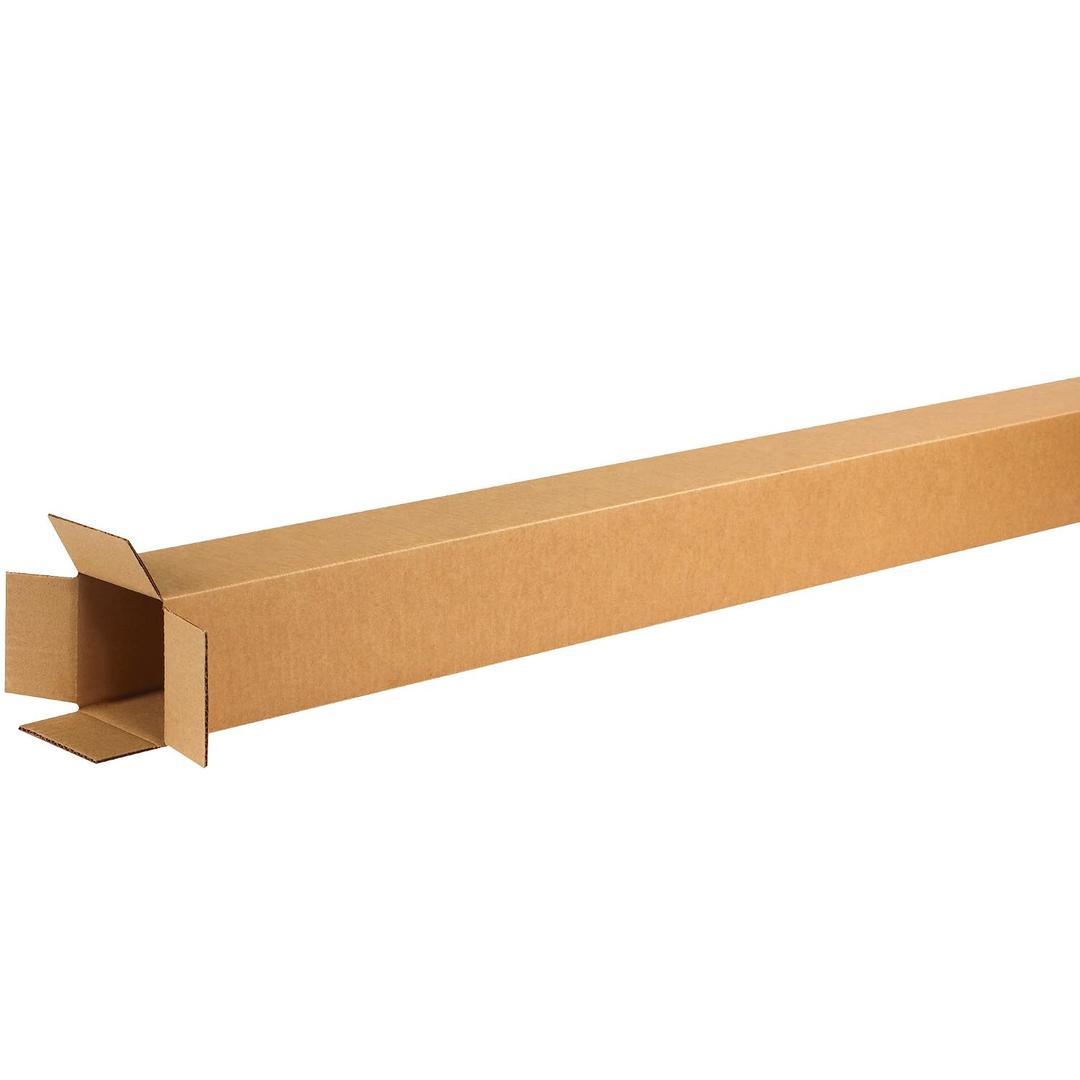 BOX USA Shipping Boxes Medium 4"L x 4"W x 60"H 25-Pack, Cardboard Box for Shipping, Moving, Mailing, Packing, Packaging and Storage