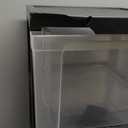 IRIS USA Plastic Drawer Storage Organizer, 3-Drawers, 2-Pack, for Classroom Art Craft Supplies, Bathroom Bedroom, Laundry Room, Black/Clear