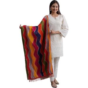 Chikankari Kurtis for Women Pakistani Salwar Kameez Suit Set Indian Dresses Cream White Kurti Pant & Dupatta Set (X-Large, Multi Off White)