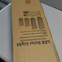 Locontifni 3000W Solar Street Light Outdoor with Motion Sensor & Remote, Super Bright Waterproof Dusk to Dawn LED Floodlight for Driveway, Yard, Parking Lot, Dual-Sided Solar Panel