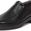 Deer Stags Boys' Greenpoint Jr Slip On Youth Dress Shoes Loafers for Church, Formal, School Uniform / Black / 1 Little Kid / Medium (6 Big Kid)