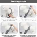 Dog Knee Brace, Breathable Dog Leg Sleeve to Stop Licking, Adjustable Elbow Pads for Dogs Front Back Leg, Dog Elbow Protector for Post-Surgery Recovery Elbow Injuries, Small, Grey