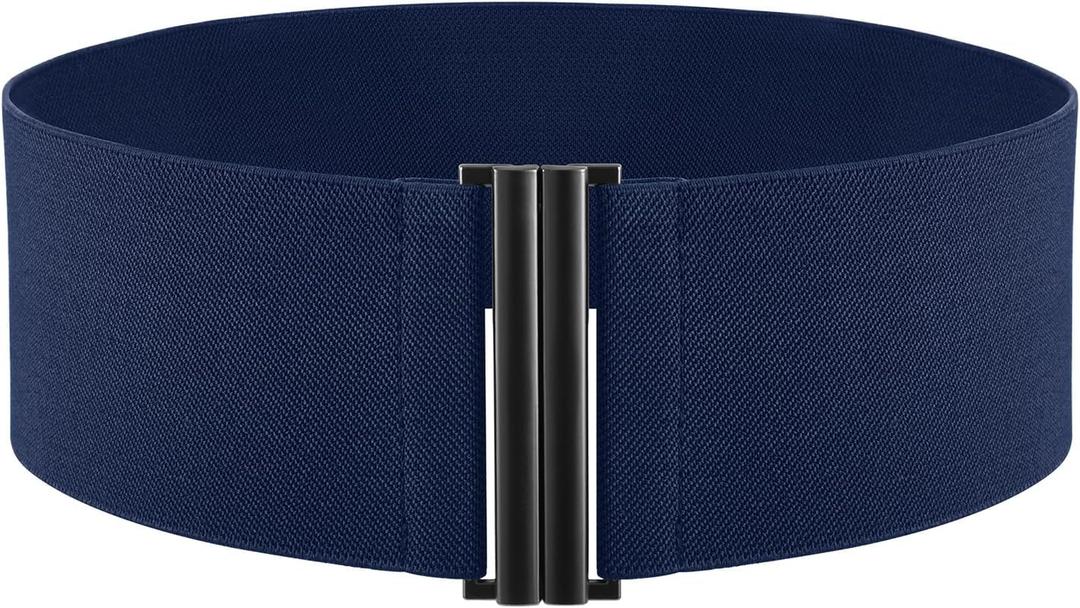 TOURZOO Elastic Belt for Women Wide Waist Corset Belt Cinch Belt Vintage Stretchy Waistband for Dresses