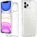 Anloes Case for iPhone 11 Pro 5.8 inch, Defender Phone Case Heavy Duty Shockproof Rugged Protective, 3 in 1 Bumper Cover for iPhone 11 Pro Clear