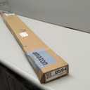 Bay Window Curtain Rods 36-72 Inch, HOTOZON 1 Inch Curtain Rods for Bay Windows 24-68 Inches(Center Rod)), 20-36 Inch Side Rods for Windows 8-32 Inches with End Cap Finials, Antique Gold