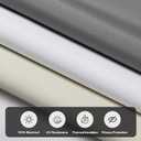 LazBlinds No Drill Blinds for Indoor Windows, Blackout Roller Shades, Cordless Window Blackout Blinds, Thermal Insulated Fabric UV Protection for Home and Office, 29" W x 72" H, Grey