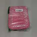 LunchBots Large Cinco Stainless Steel Lunch Container - Five Section Design Holds a Variety of Foods - Metal Bento Box - Dishwasher Safe - Stainless Lid -Pink Dots