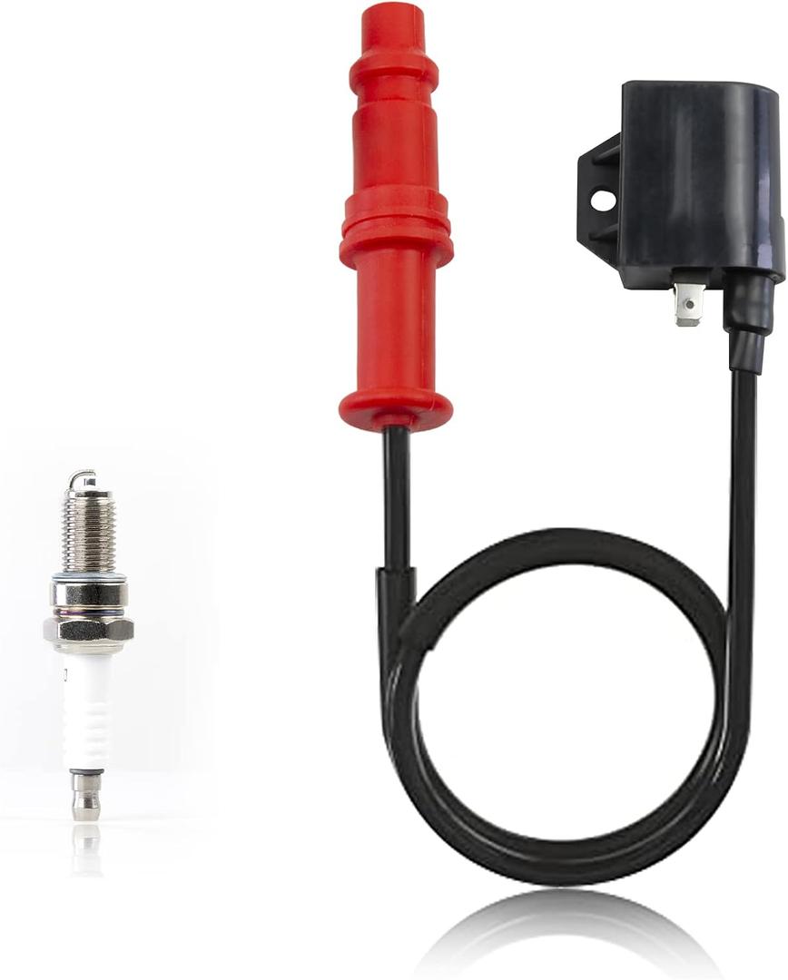 3089239 Ignition Coil Spark Plug for Polaris Ranger 500 2x4 4x4 2004-2009 Ranger 400 4X4 2010-2014 Sportsman 500 4x4 2004-2013