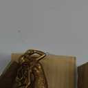 SOFFEE DESIGN Set of 2 Vintage Gold Mermaid Cabinet Knobs for Drawer, Ocean Beach Theme Aged Treatment Antique Door Knobs with Mounting Screws for Cupboard, Kitchen Furniture