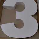 WENPACK 15" Large Fillable Cardboard Number Charcuterie Tray Paper Mache Sweet Cupcake Food Birthday Box (3)