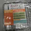 Homikit 2 Pack Cooling Rack Set, 12" x 9" Stainless Steel Baking Rack for Bacon Bread Pizza, Metal Wire Oven Racks for Cooking Roasting Fit Quarter Sheet Pan, Rust Free & Dishwasher Safe