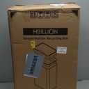 Mbillion Automatic Trash Can - 15 Gallon Motion Sensor Stainless Steel Smart Trash Can With Lid Rectangular Touchless Garbage Can for Kitchen, Bedroom, Home Office - Dark Gray