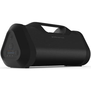 Monster Blaster 3.0 Portable Speaker, 120W Wireless Bluetooth, IPX5 Rechargeable Waterproof with USB Charge Out & Aux Input (Black)