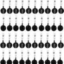 100 Pack Retractable ID Badge Holder Reel for Card Holders with Clips, Bulk for Nurses and Teachers, Office Supplies, Name Badge for Employees, Schools (26.5 Inches)