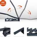 Wall Mounted Kindling Splitter, Manual Firewood Splitter Portable Log Splitter with Extended Handle, Wood Splitter for Soft Wood, Suitable for Indoor and Outdoor Use,  up to 13.8 inches in maximum length