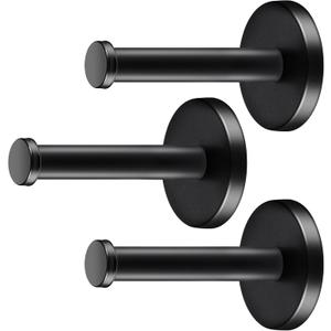 Magnetic Hooks for Cruise Cabins, Black Magnetic Wreath Hanger, Locker Accessories, Strong Magnetic Hooks for Grill, Cruise Ship, Garage, Classroom, Whiteboard, Hanging (5.5lb)