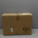 2 Pack 2 Liter/68 oz Square Glass Pitcher with Lid, Classic Stripes Water Pitchers with Handle for Fridge, Large Jug for Iced Tea, Borosilicate Glass Carafe for Hot/Cold Brew Drink, Silver