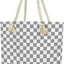 Fokongna Beach Bags Waterproof Sandproof Tote Bag Travel Bags for Women 1267-1297