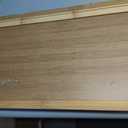 8 Panel Room Divider - Folding Privacy Screen for Room Separation, Natural Brown Freestanding Partition Wall for Home Office 38x11,