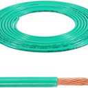 MECCANIXITY THHN Stranded Wire 10 Feet 10AWG Gauge Insulation Building Wire - UL Listed Copper Cable - PVC 600V Electrical Wire for Residential,Commercial,Industrial,Grounding - Green